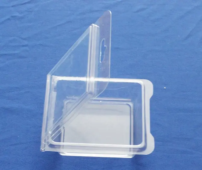 Прозрачная квадратная коробка-раскладушка из ПВХ для автозапчастей/медные изделия, пластиковая блистерная упаковка, блистерная упаковочная коробка