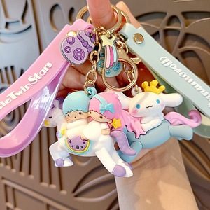 Cho Sanrio Unicorn Phim Hoạt Hình Silicone Carabiner Keychain Dễ Thương <span class=keywords><strong>Hello</strong></span> <span class=keywords><strong>Kitty</strong></span> Trường Túi Mặt Dây Chuyền Búp Bê Kẽm Hợp Kim Clip Món Quà Nhỏ - Product Image 3