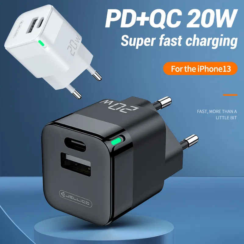 หัวชาร์จเร็ว30W PD 20W PD,แบบสหรัฐอเมริกาสหภาพยุโรปสหราชอาณาจักรอะแดปเตอร์ไฟ USB C 20W สำหรับเครื่องชาร์จ Iphone