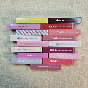 Hailey Ins <strong>Style</strong> Phone Case Lipstick with Box for <strong>Apple</strong> Models 12 13 14 15 16 Plus 3D Silicone Cover with Storage Shockproof - Product Image 3
