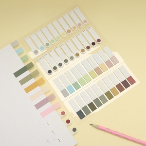 Sticky <strong>Index</strong> Tabs Colorful Book <strong>Note</strong> Tabs Transparent Writable Page Markers Label Flags Strip Stickers for Annotating <strong>Notebook</strong> - Product Image 5