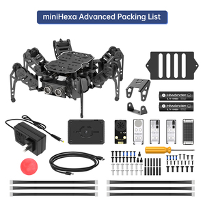 Hiwonder minihexa ai hexapod robot với ai tầm nhìn & giọng nói tương tác, hỗ trợ Arduino lập trình & cảm biến mở rộng - Product Image 6