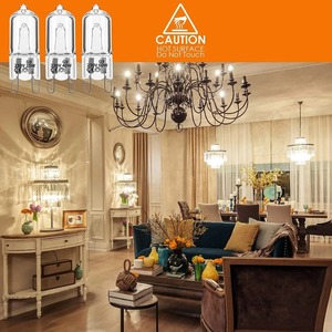 G9 ampul 25W//35W/40W 12V/110V/230V G9 halojen ampuller kaput ışık fırın ampul değiştirme kısılabilir sıcak beyaz - Product Image 6