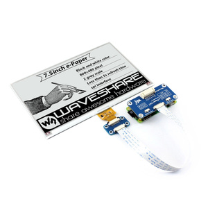 7.5inch 800*480 resolution E-Ink Display HAT Kits for <strong>Raspberry</strong> <strong>Pi</strong> with Embedded <strong>Controller</strong> Communicating Via SPI Interface