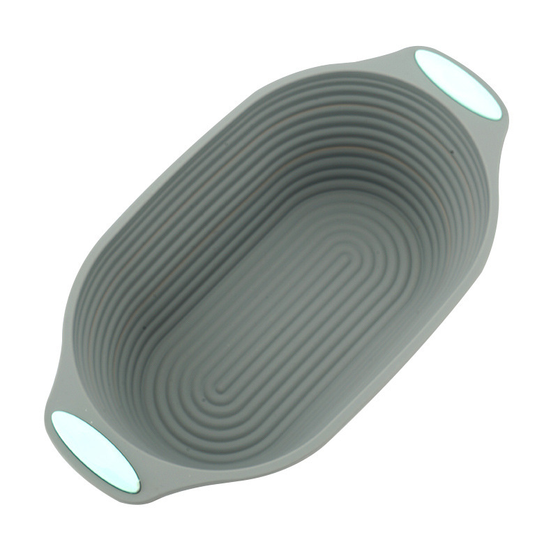 Plat de fermentation du pain pliable ovale de 10,5 pouces