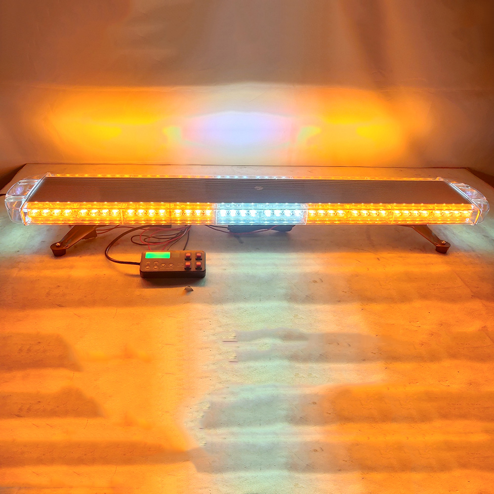 Clear cover+amber/whiite/amber led