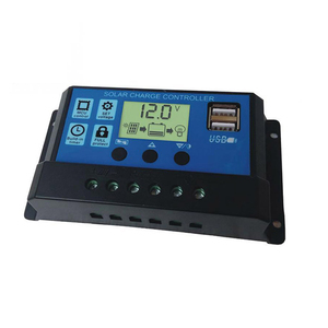 SNSCC-2 12v 24v 10a 20a 30a display LCD intelligent PWM SCC Solar Charger Controller per Off Grid