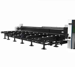 HN Laser 4 Chunks Voll automatisches Be-und Entladen von Rundrohr schneidern Metallblech schneide maschine - Product Image 3