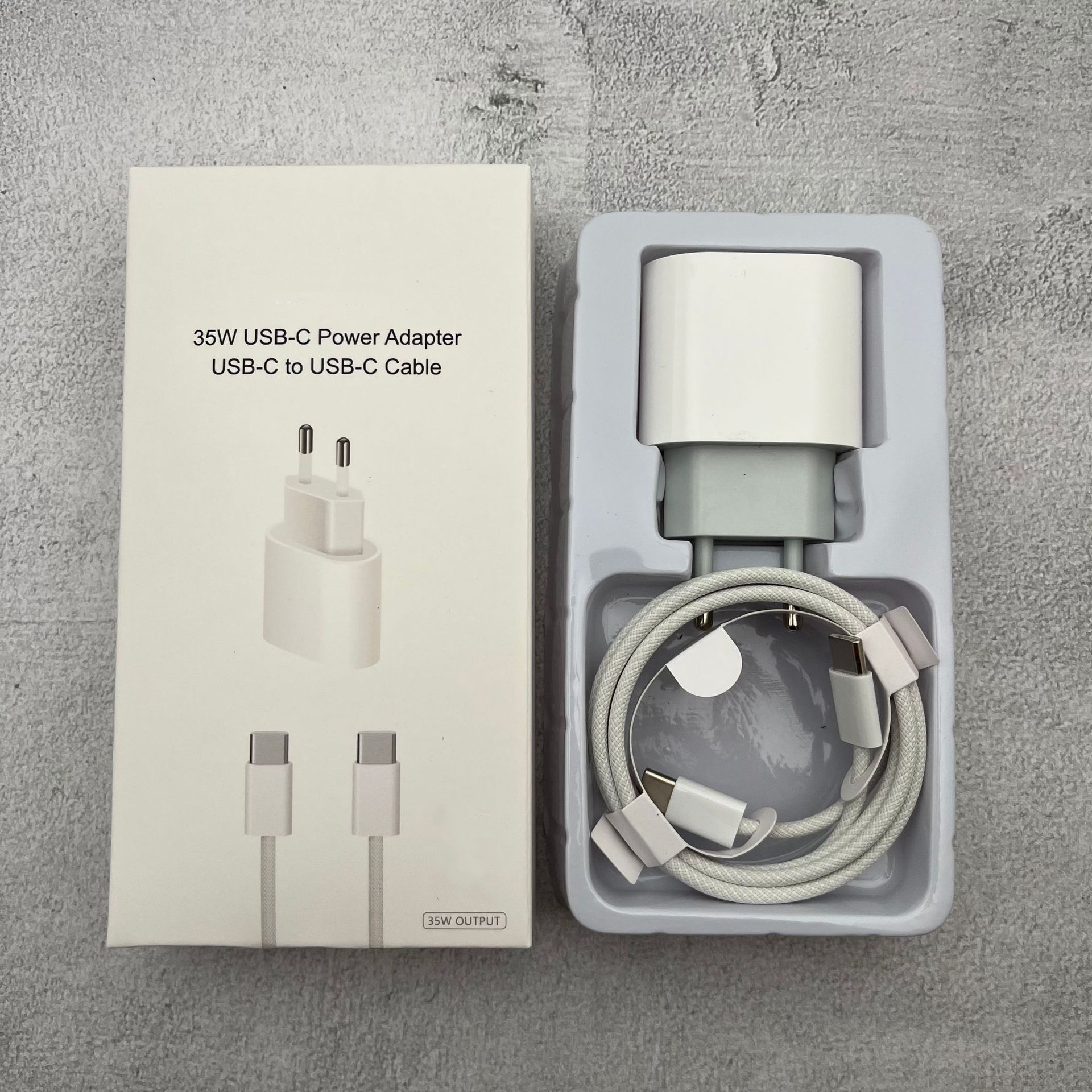 Adaptateur UE + câble USB
