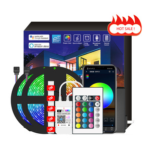 10เมตร5เมตร RGB ปิดภาคเรียนนำแถบแสงนำแถบ12โวลต์24โวลต์1เซ็ตแบตเตอรี่5050ที่มีระยะไกล - Product Image 1