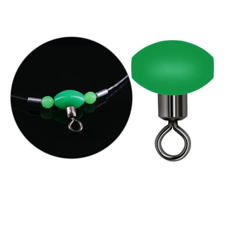 S M L Carpa Terminal De Pesca Combater Rig Fazendo 3 Way Swivels Rolamento Giratório Com Pérola Beads Polia Beads