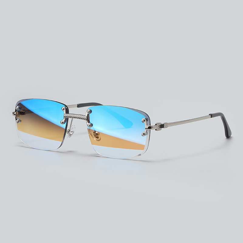 C1 silver frame-ice blue film