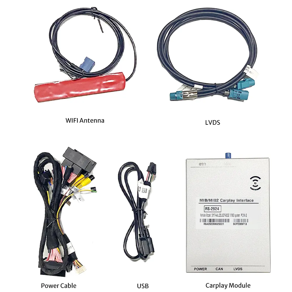 Drahtloses CarPlay-Modul Android Auto Adapter für AUDI A3 8V A4 B8 MIB2 Apple CarPlay