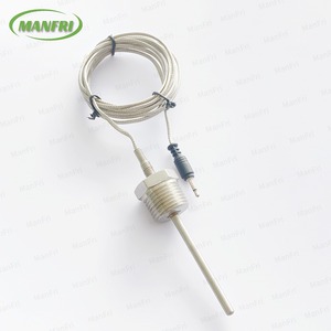 Custom Made RTD PT100 M4 Digital <strong>Temperature</strong> <strong>Sensor</strong> Probe with 2-Wires Tinned Terminal 300mm PVC TPE Cable For Automobiles - Product Image 4