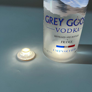 2023厂家价格高品质防水瓶LED发光杯垫伏特加玻璃 - Product Image 5
