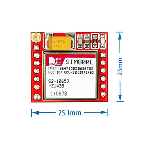 SIM800L GPRS GSMモジュールコアクアッドバンドTTLシリアルポートIPXインターフェイスPCBアンテナArduinoスマートフォン用マイクロSIMカード - Product Image 4