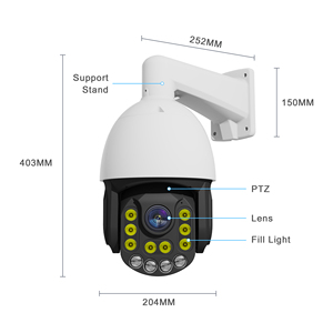 即插即用Hik Poe Nvr双向音频自动3mp Ptz网络摄像机18X光学变焦Ip Ptz 30x变焦摄像机 - Product Image 1