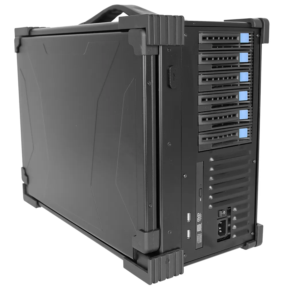 4U Industrial Control Equipment Computer Storage Server host 17.3 Inch Reinforcement Portable All-In-One Machine Computer