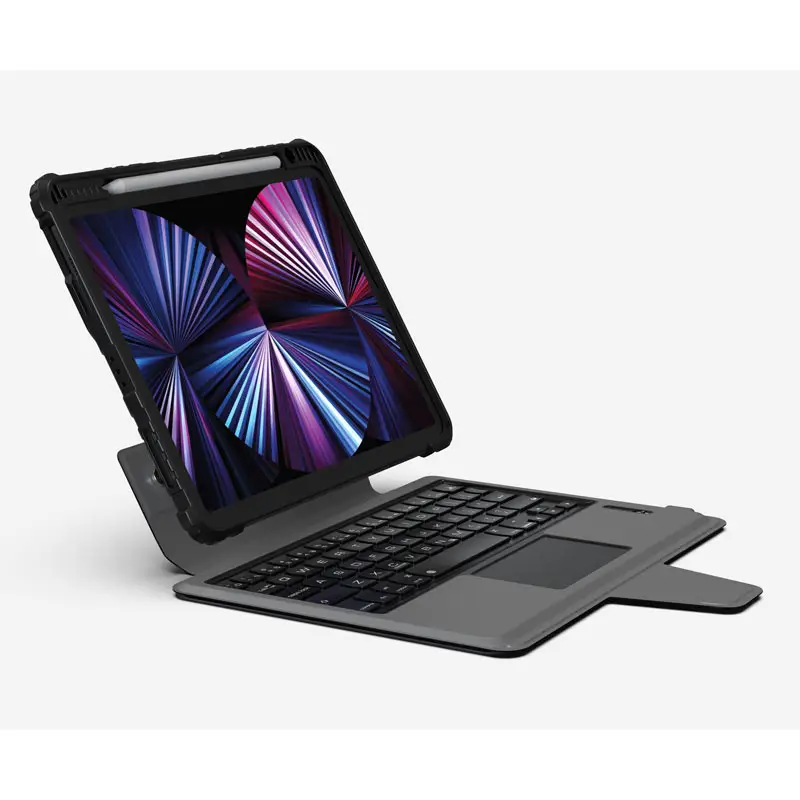 Nillkin — étui pour tablette ipad 10.2/11 pouces, coque en cuir avec porte-crayon et support clavier