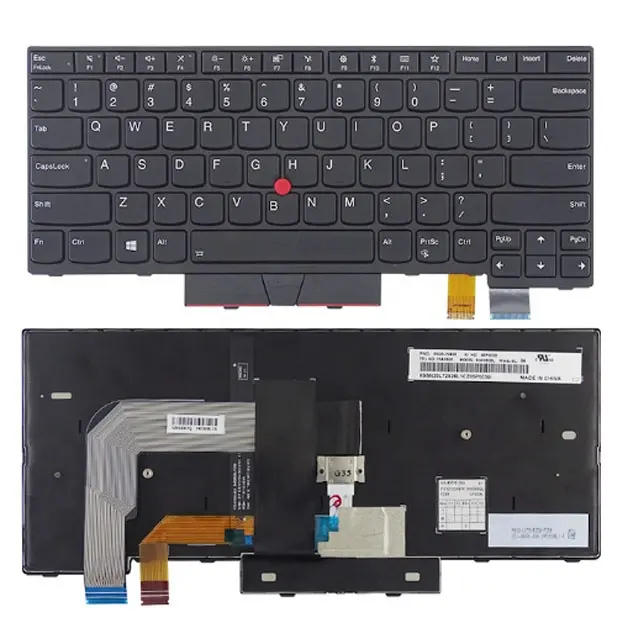 UsキーボードLenovo Thinkpad T470 T480 A475A485キーボード用T470T480 A475A485ラップトップキーボードオリジナル