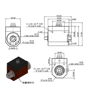 24V High Precision Torque Force <strong>Sensor</strong> 8000 RPM <strong>Output</strong> IP-Rated Load Cells for Industrial Applications - Product Image 6