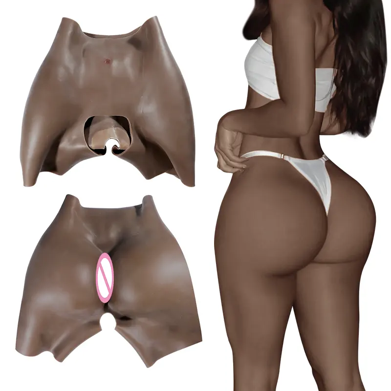 Mulher Cueca Falso Bum Calcinha Silicone Feminino Big Butt Pants e acolchoado Hip Shaper Silicone Nádega levantador calcinha