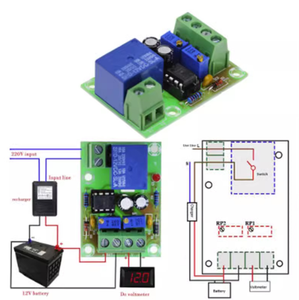 XH-M601 pil şarj kontrol panosu 12V akıllı şarj otomatik şarj güç kaynağı kontrol panosu - Product Image 4