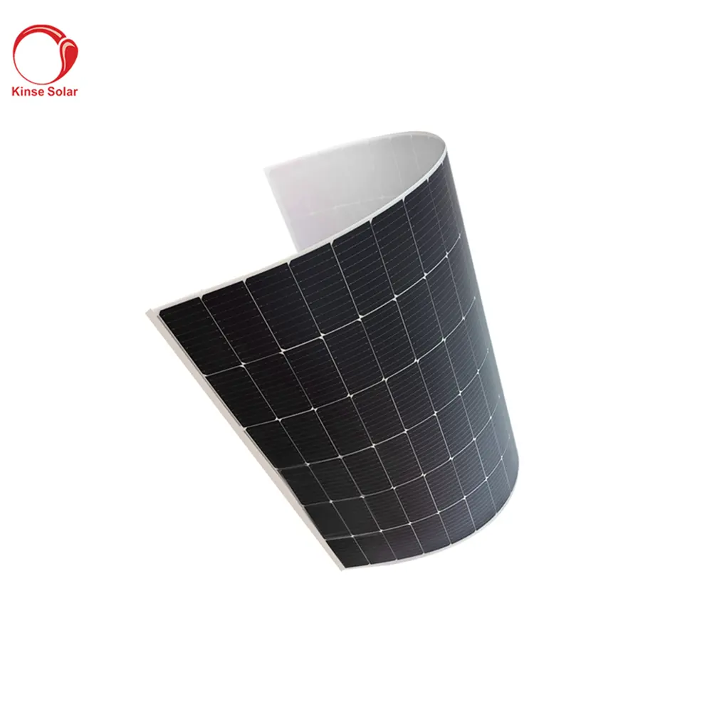 Monokristallines Solarpanel 390 Watt Solarpanel gekrümmter Generator-Solarpanel flexibel 390 W tagsüber und nachts