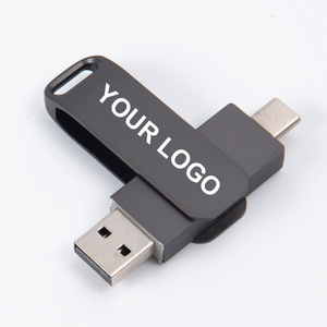 128G 256G 512G 1tb 2tb USB 2.0 OTG C型USB闪存驱动器，用于计算机和手机设备200mb/S银色 - Product Image 3