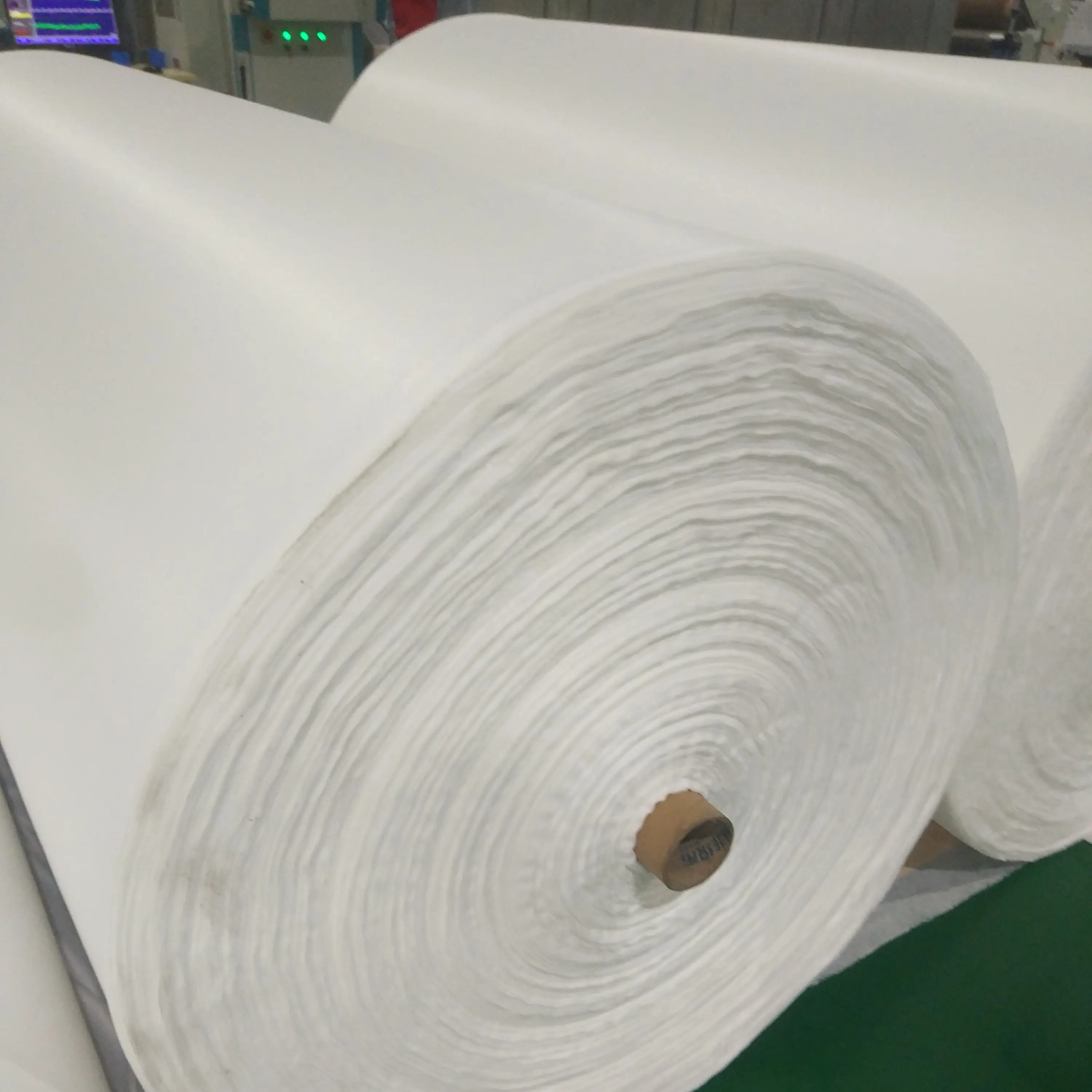 Заводская цена, прочные белые Нетканые рулоны для облицовочной ткани (Настенная ткань/настенное покрытие)