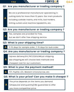 OEM hỗ trợ Carbide chèn tnmg160408 tnmg160404 tnmg160412 tnmg cắt inserto de corte Para torno Carbide công cụ chèn - Product Image 6