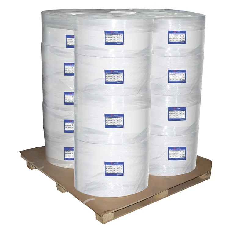 Étiquettes rondes en papier thermo-adhésives, vente de grossiste
