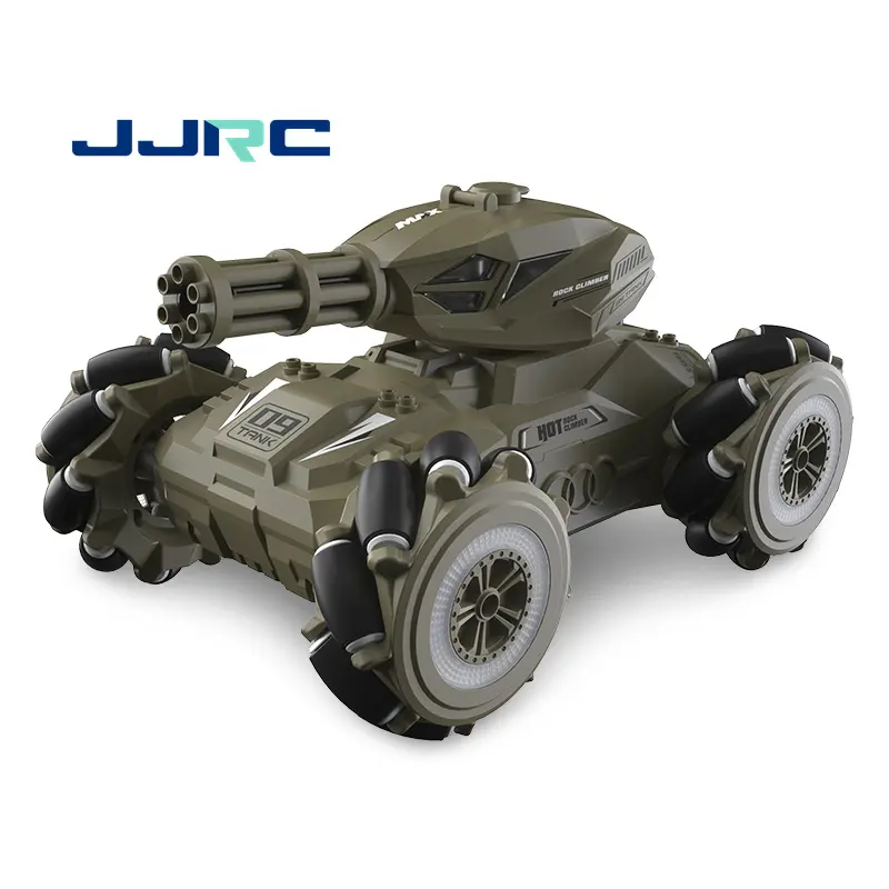 JJRC Q126B Toy Drift Armoured Fighting Vehicle traversing Stunt RC Tank Remote Control Water Battle Water Bomb Tank Toy