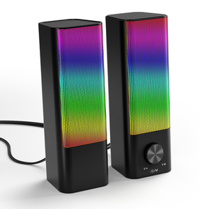 COMCN Altavoz 10W Stereo Sound <strong>System</strong> 2.0 Usb RGB Flash Light Blue Tooth Laptop <strong>Computer</strong> Desktop Speaker - Product Image 4