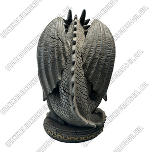 Reçine heykel heykeli Custom Made Gargoyle kalıp çirkin ejderha bahçe dekorasyon için