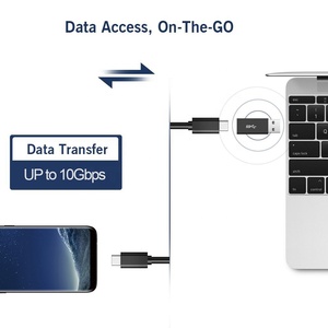 Adaptador USB 3,1 de 10Gbps, convertidor de USB-C hembra, conector 3,0, tipo A, macho A USB 3,1, tipo c, tipo C, AM-CF, novedad de 5,0
