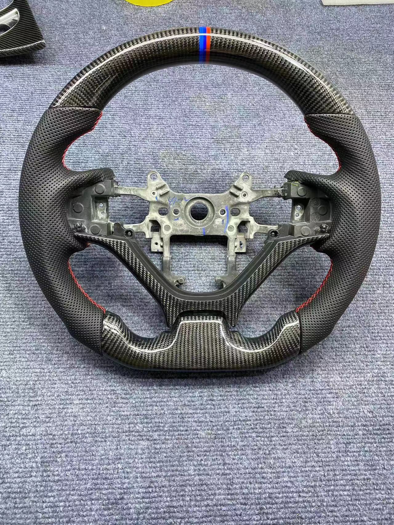 Carbon Fiber+ Perforated Leather