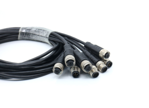 Personalizzare M12 X codificato 8pin singolo doppio cavo Tpe Pur industriale Ethernet M12 X codice a Rj45 Cordset - Product Image 4