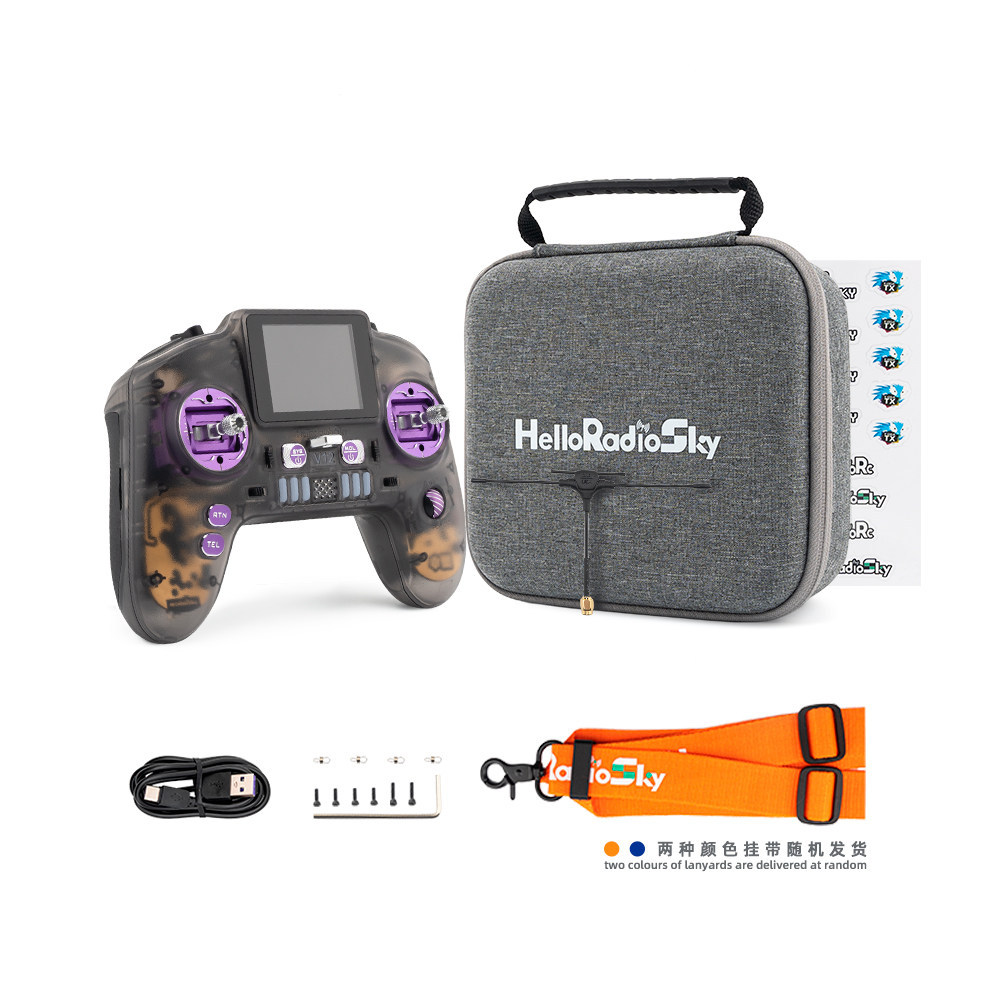 Joystick V12MAX en métal violet semi-transparent