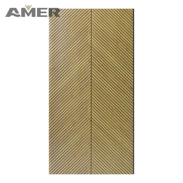 Panel de pared de tablón de valla interior compuesto de plástico de madera de 30cm de ancho Amer