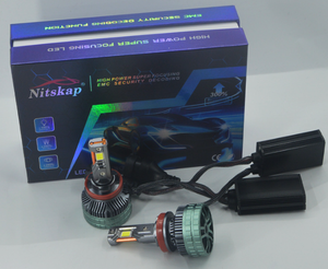 倉庫用センサーとリモコンLEDカーヘッドライト - Product Image 1