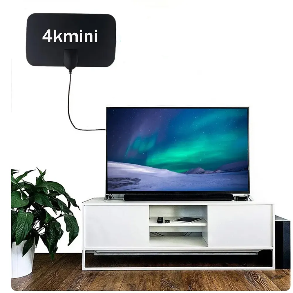 4kmini Antena de TV Digital HD Freeview Antena para Smart TV