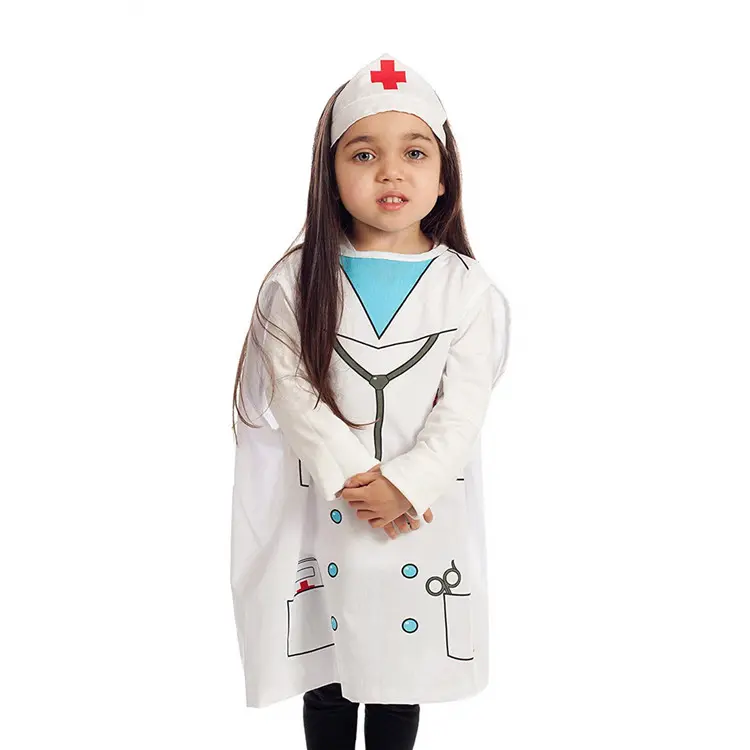 I bambini della scuola a buon mercato personalizzato carriera fingere giocattoli medico dress up per il dramma