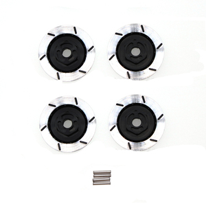 4 adet alüminyum alaşım FREN DİSKİ tekerlek kutusu Metal 12mm altıgen somun RC 1/10 modelleri araba yükseltme parçaları HSP 94123/122/103 D4 CS - Product Image 4