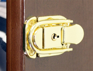 Wall Mount rắn gỗ cứng Tủ Handgun chủ duy nhất Pistol hiển thị trường hợp Rack với tùy chọn LED giọng thanh ánh sáng - Product Image 6