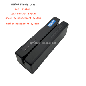 Lector de tarjetas magnéticas Writer Encoder All 3 Tracks Card Cloner Device Msr909 Vista para banco, control de impuestos, Sistema de Gestión de Seguridad - Product Image 6