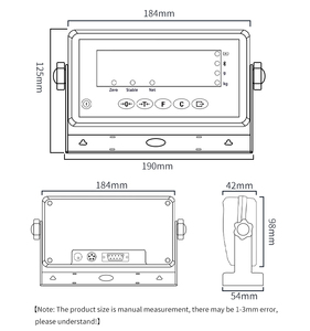 High Accuracy LED Display KH-2199-F1Weighing <strong>Indicator</strong> for Floor Scale Bench Scale Communication <strong>Functions</strong> - Product Image 5