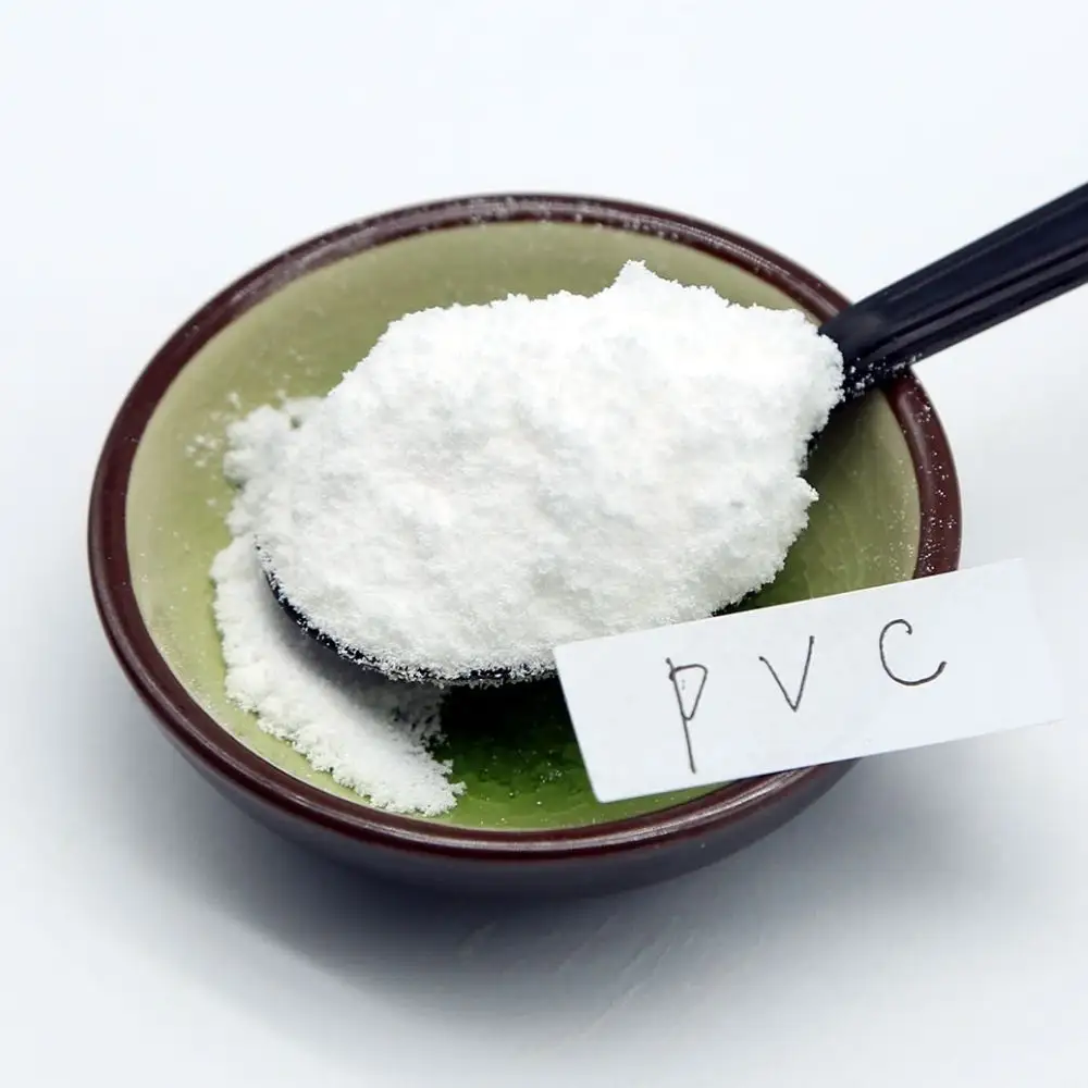 Polvo blanco de plástico, materiales de PVC, resina Sg5/policloruro de vinilo
