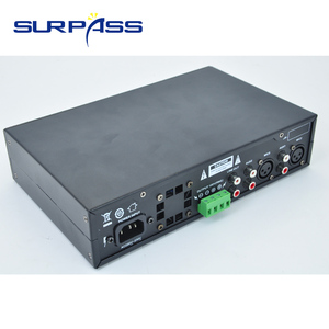 Surpass Blue-tooth USB 80W Single <strong>Zone</strong> <strong>2</strong> Mic Background Music System Microphone Prioritize Remote Control <strong>Mixer</strong> Amplifiers - Product Image 6