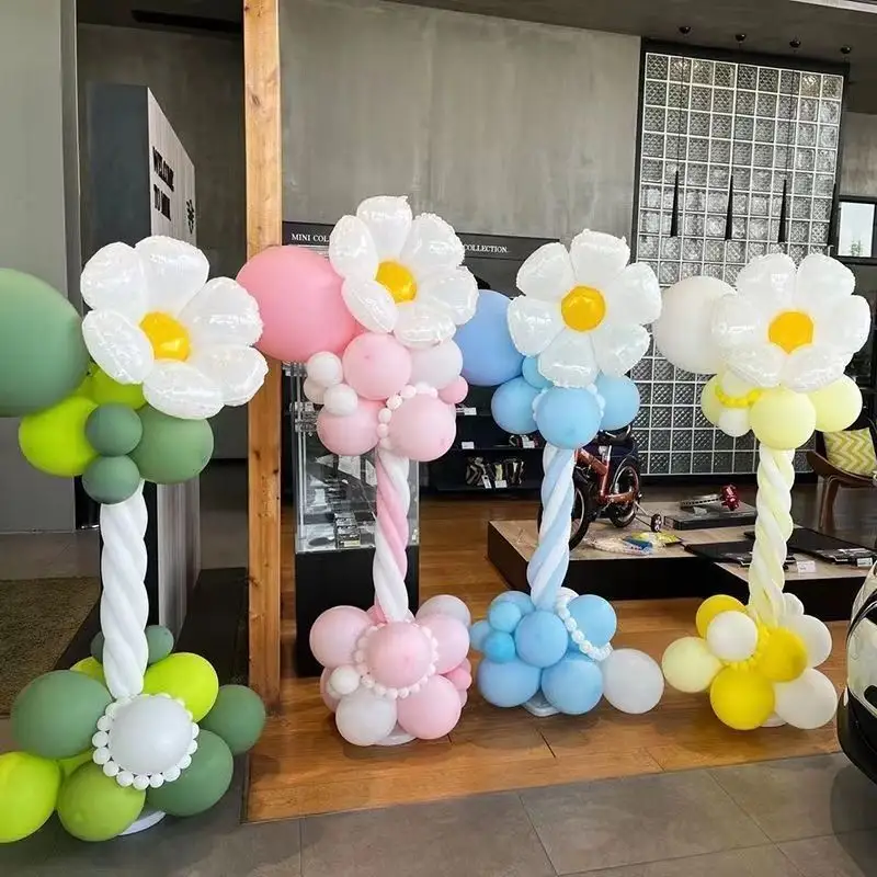 flower shape balloon for wedding birthday party Kindergarten event decoration